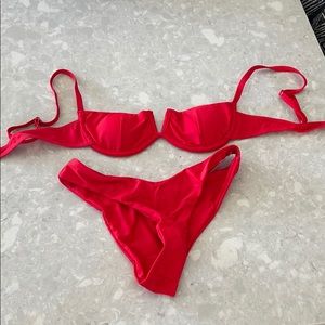 NWT Small Red Bikini Set